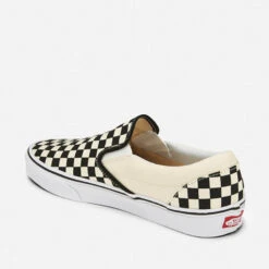 Vans Classic Slip-On Trainers - Black/White Checkerboard -Ugg Shop 10715487 1364648622222802