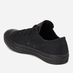Converse Chuck Taylor All Star Ox Canvas Trainers - Black Monochrome -Ugg Shop 10993156 1304492341718962