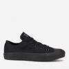 Converse Chuck Taylor All Star Ox Canvas Trainers - Black Monochrome -Ugg Shop 10993156 6274492341549093