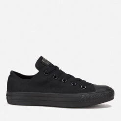 Converse Chuck Taylor All Star Ox Canvas Trainers - Black Monochrome
