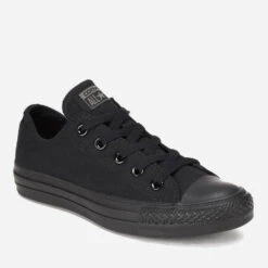 Converse Chuck Taylor All Star Ox Canvas Trainers - Black Monochrome -Ugg Shop 10993156 7334492341674991