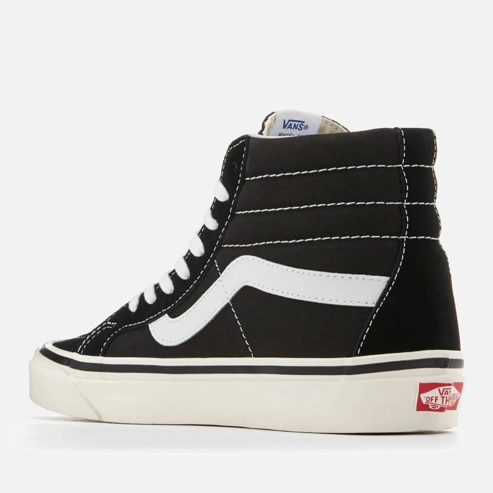 Vans Anaheim Sk8-Hi 38 Dx Hi-Top Trainers - Black/True White 4 Vans Anaheim Sk8-Hi 38 Dx Hi-Top Trainers - Black/True White - Image 2