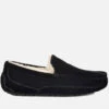 UGG Men's Ascot Suede Slippers - Black -Ugg Shop 11836286 5564978540388796