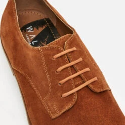 Walk London Men's Danny Suede Derby Shoes - Tan -Ugg Shop 12744118 5614848523646307