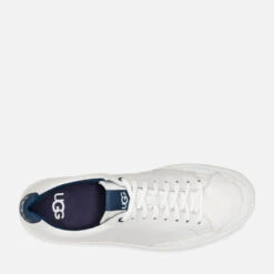 UGG Men's South Bay Leather Low Top Trainers - White -Ugg Shop 12752299 1974871998852041