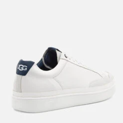 UGG Men's South Bay Leather Low Top Trainers - White -Ugg Shop 12752299 2104871998795551