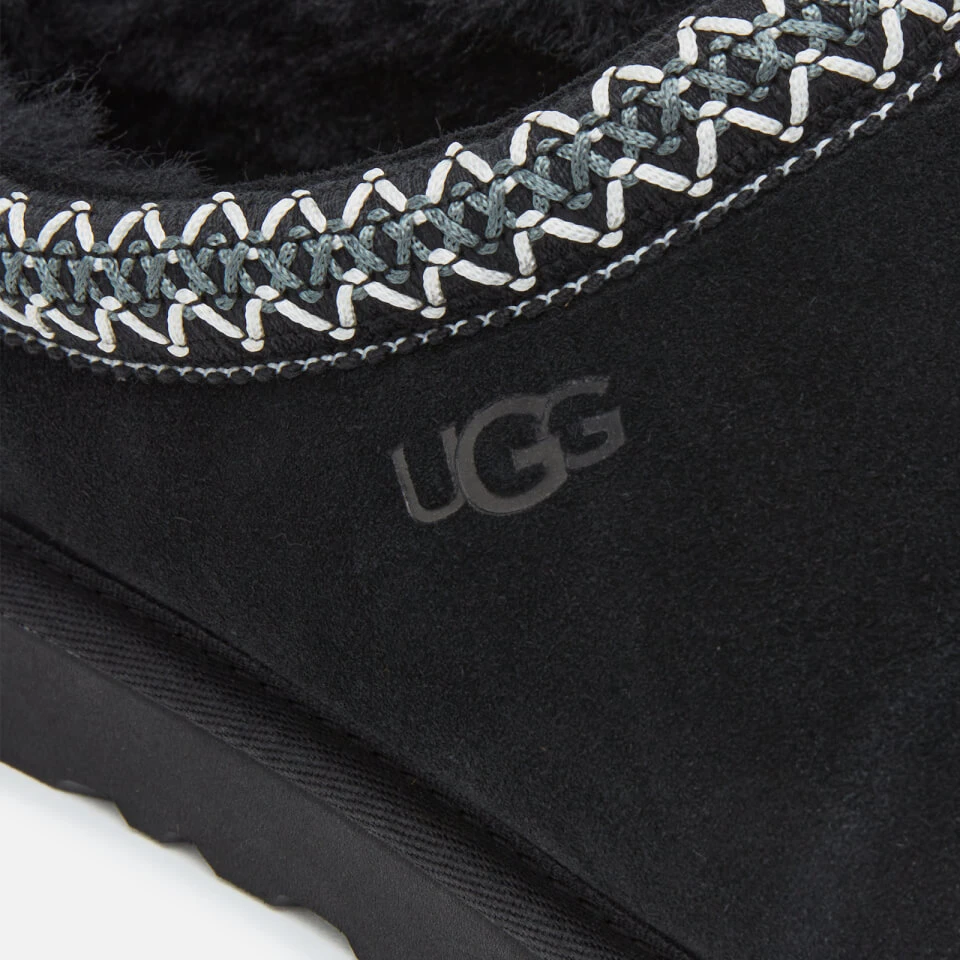 UGG Men's Tasman Suede Slippers - Black 6 UGG Men's Tasman Suede Slippers - Black - Image 4