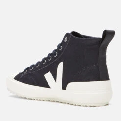 Veja Men's Nova Canvas Hi-Top Trainers - Black Pierre -Ugg Shop 12786845 1844864544848098