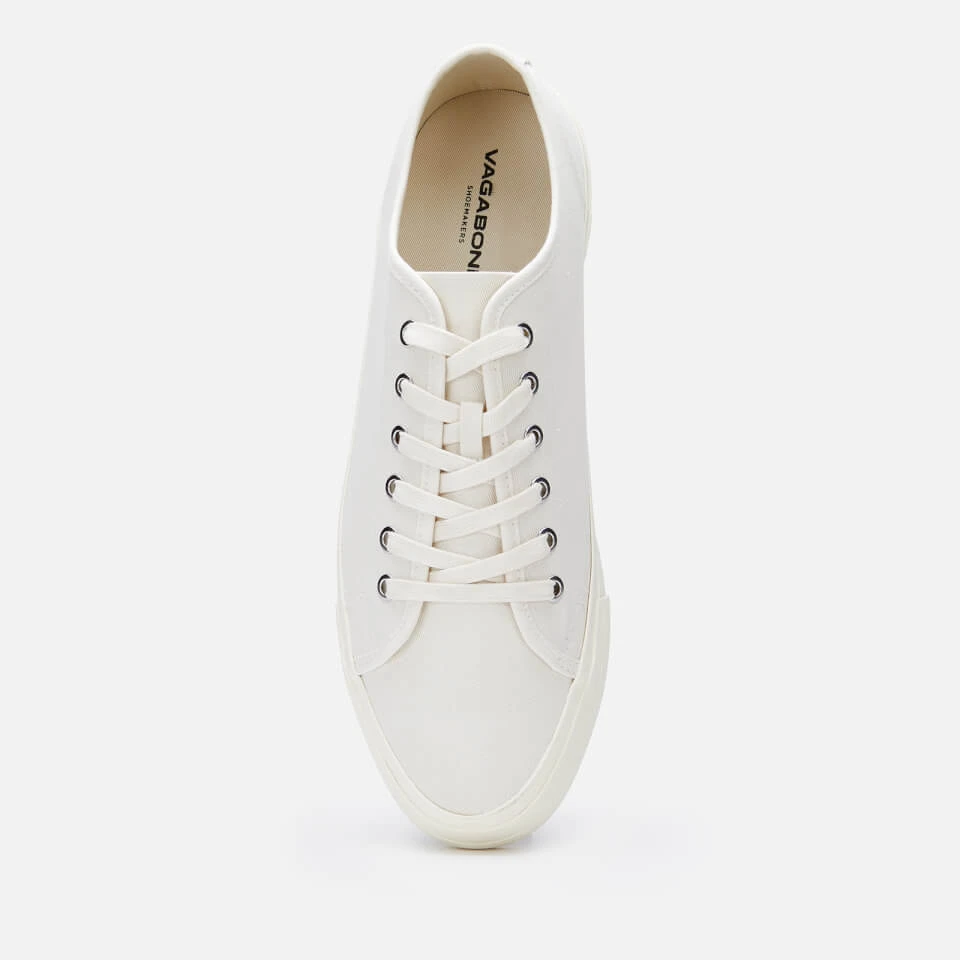 Vagabond Men's Teddie M Low Top Trainers - Cream White 5 Vagabond Men's Teddie M Low Top Trainers - Cream White - Image 3