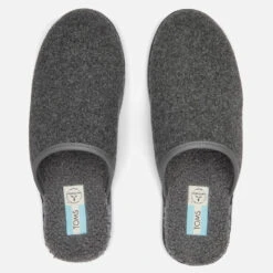 TOMS Men's Harbor Vegan Slippers - Grey -Ugg Shop 12946195 1174891960978248