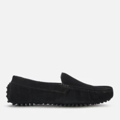 Walk London Men's Rodney Suede Slippers - Black