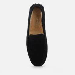 Walk London Men's Rodney Suede Slippers - Black -Ugg Shop 13124476 1604909095819468