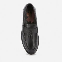 Walk London Men's Sean Leather Tassel Loafers - Black -Ugg Shop 13124530 1644898523472470