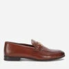 Walk London Men's Terry Trim Leather Loafers - Brown -Ugg Shop 13124548 2494898524148136