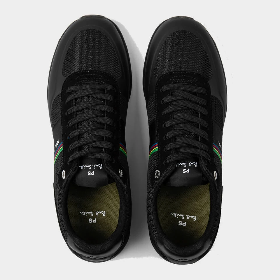PS Paul Smith Men's Huey Running Style Trainers - Black/Black 6 PS Paul Smith Men's Huey Running Style Trainers - Black/Black - Image 4