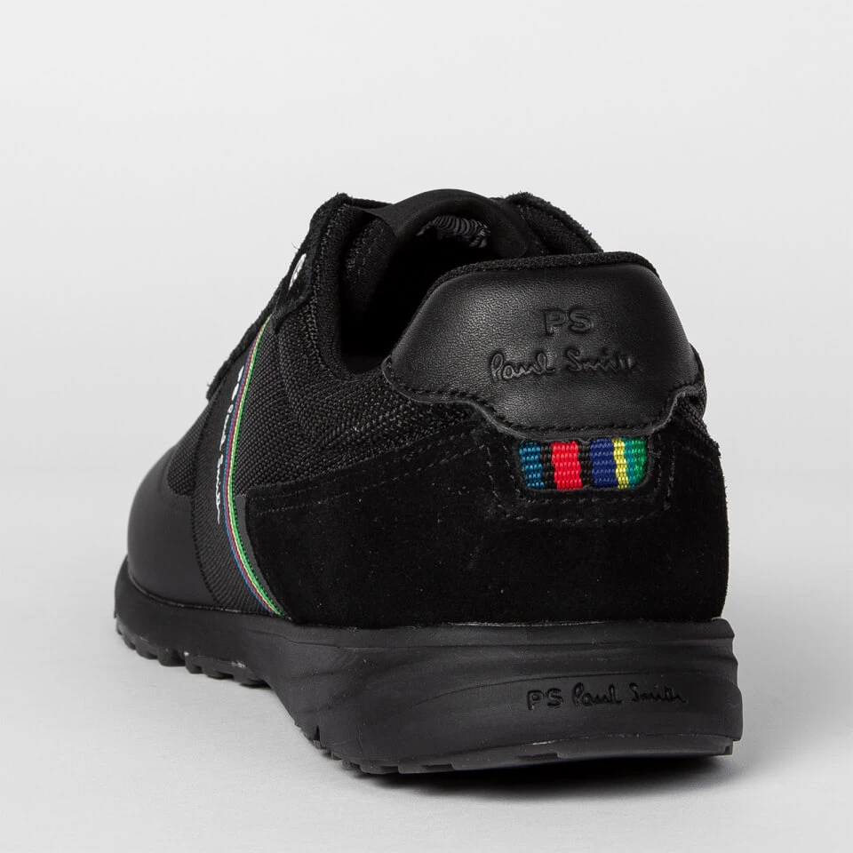 PS Paul Smith Men's Huey Running Style Trainers - Black/Black 7 PS Paul Smith Men's Huey Running Style Trainers - Black/Black - Image 5