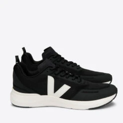 Veja Men's Impala Mesh Vegan Running Style Trainers - Black/Cream -Ugg Shop 13452002 5324951091577066