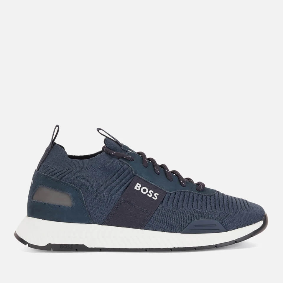 BOSS Men's Titanium Runn Trainers - Dark Blue 3 BOSS Men's Titanium Runn Trainers - Dark Blue