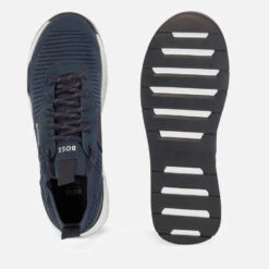 BOSS Men's Titanium Runn Trainers - Dark Blue 9 BOSS Men's Titanium Runn Trainers - Dark Blue -Ugg Shop 13470602 4205053240065471