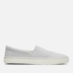 TOMS Men's Alpargata Fenix Vegan Canvas Slip-On Trainers - Lunar Grey Washed