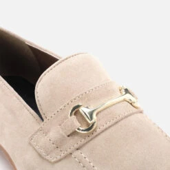 Walk London Men's Terry Trim Suede Loafers - Flax -Ugg Shop 13629832 1064952710332513