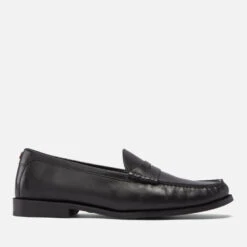 Walk London Men’s Riva Leather Penny Loafers