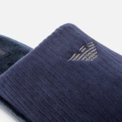 Emporio Armani Logo-Embroidered Chenille Slippers -Ugg Shop 13836078 1485003961961440