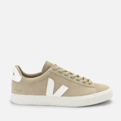 Veja Campo Leather-Trimmed Suede Trainers