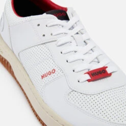 HUGO Men's Kilian Leather Trainers -Ugg Shop 14009245 5205026043096301