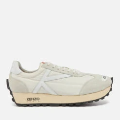 KENZO Men’s Smile Shell And Suede Trainers
