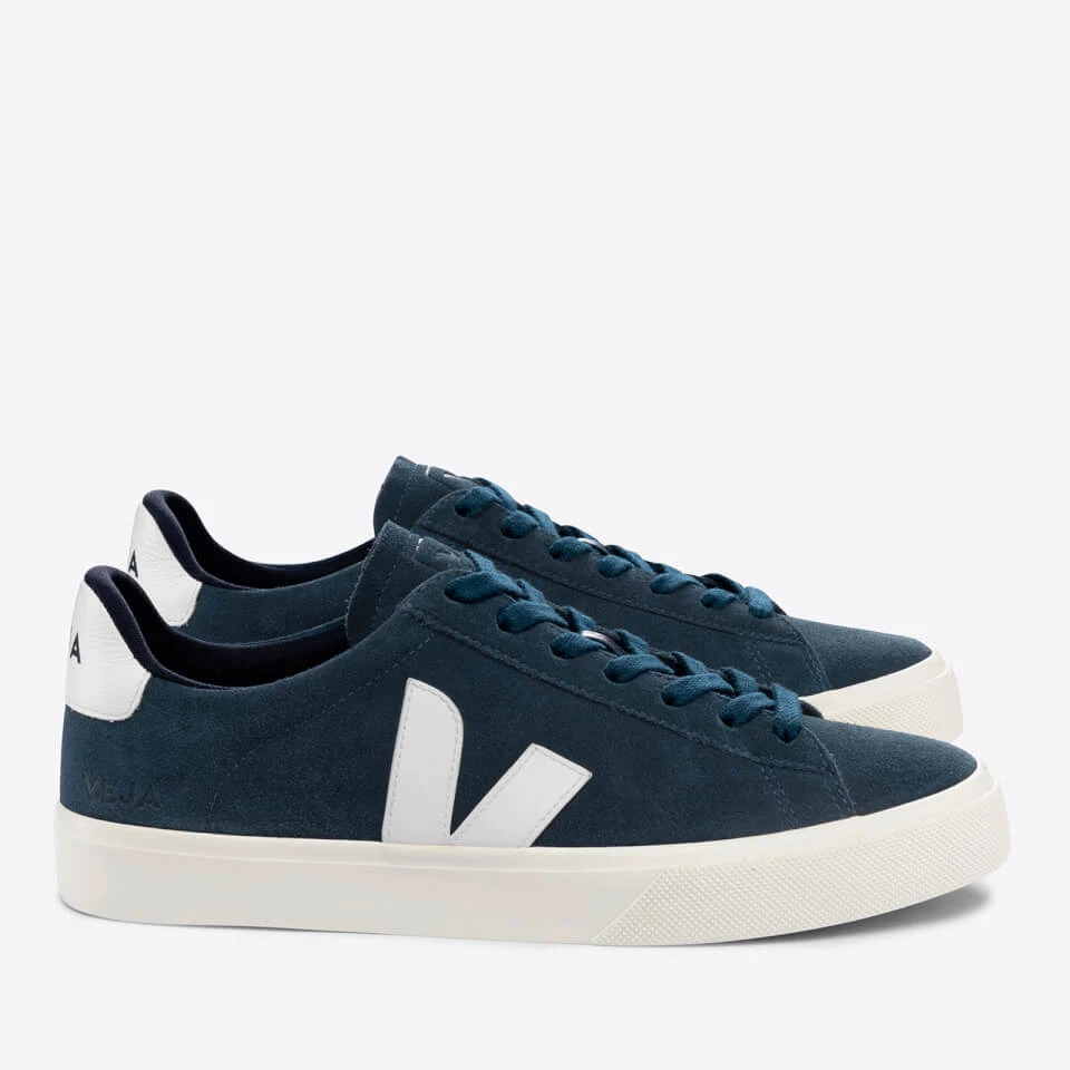 Veja Campo Logo-Appliquéd Suede Trainers 3 Veja Campo Logo-Appliquéd Suede Trainers